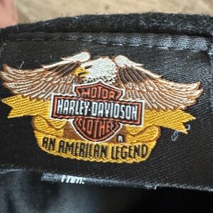 Harley-Davidson Black and Gold Cabbie Hat